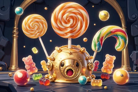 Sweet Bonanza - thematische Slot-Illustration im Legiano Casino