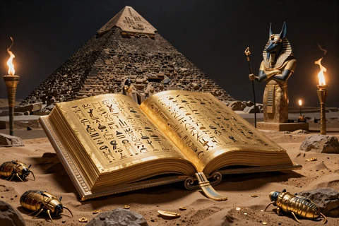 Book of Dead - thematische Slot-Illustration im Legiano Casino