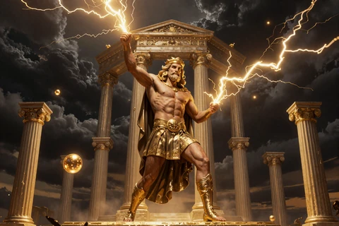 Gates of Olympus - thematische Slot-Illustration im Legiano Casino