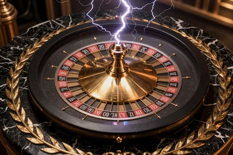 Lightning Roulette - thematische Slot-Illustration im Legiano Casino
